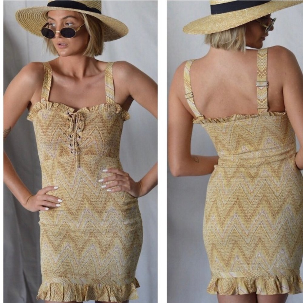 New!  Amazing Tiered Ruffle Mini Dress